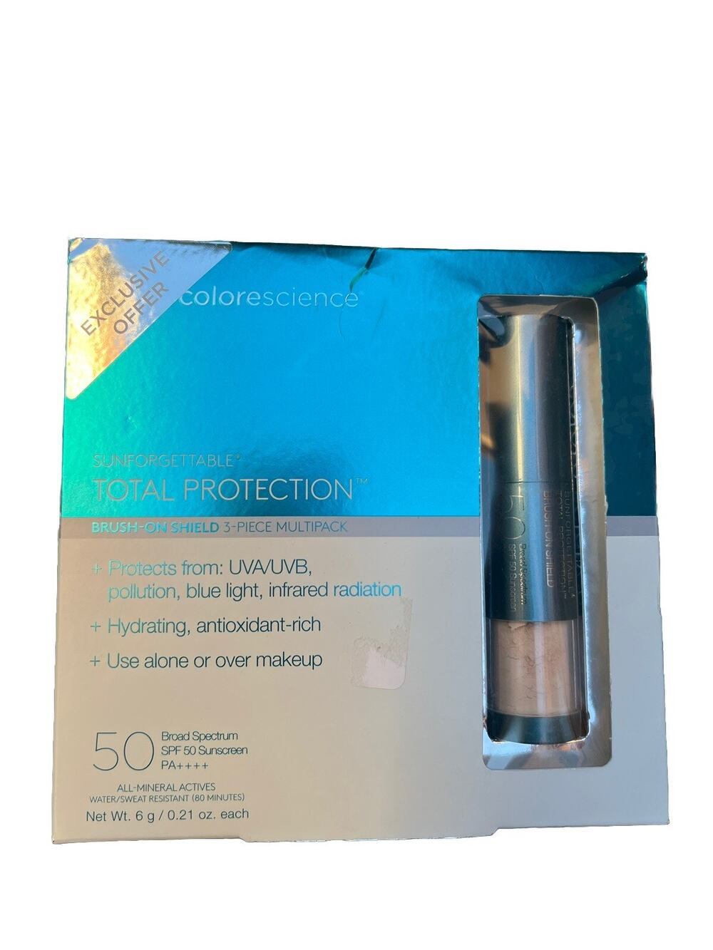 Colorescience Sun Forgettable Total Protection Brush-On Shield Fair 3 Pack